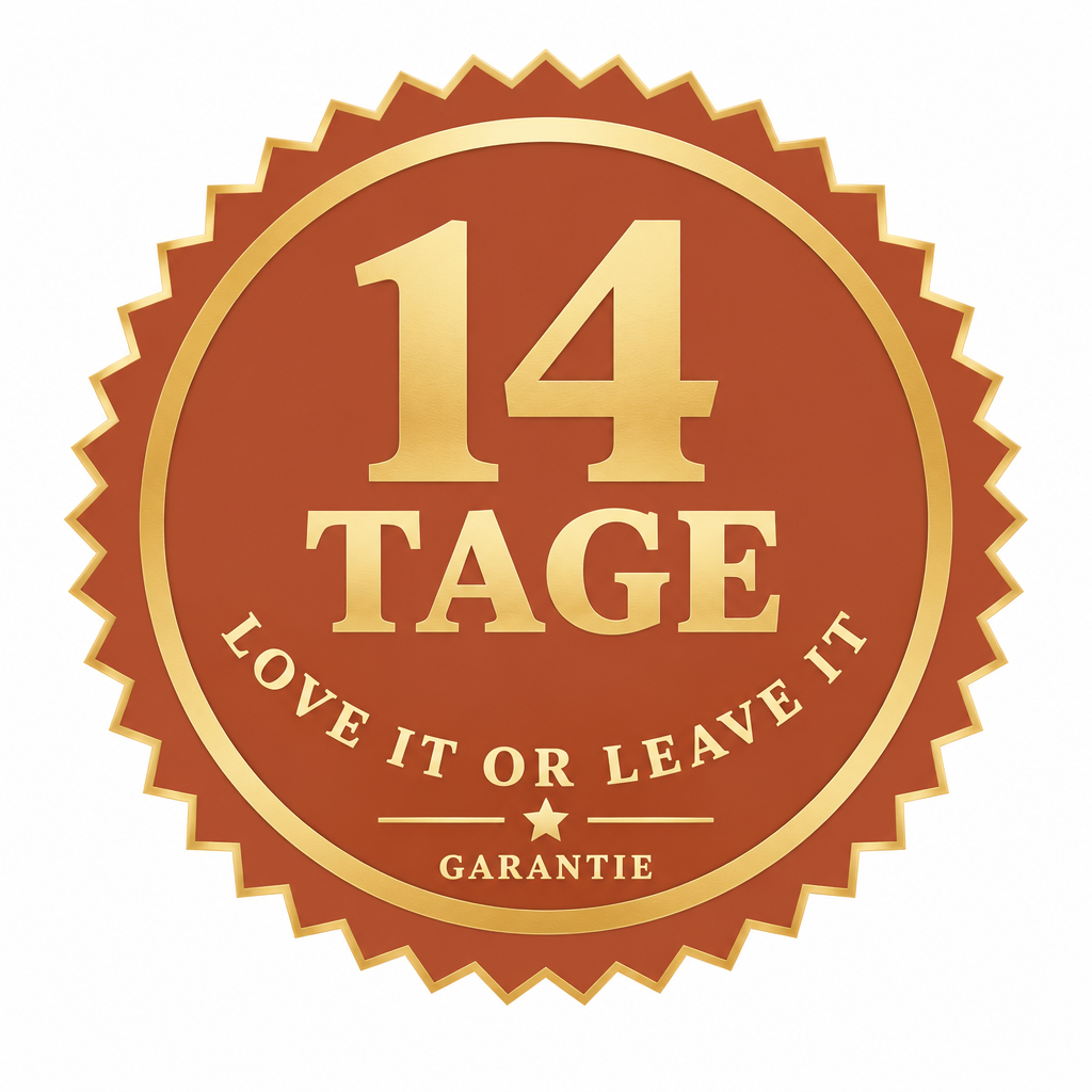 Siegel: 14 Tage „Love it or leave it“-Garantie